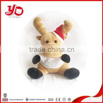 wholesale soft plush reindeer toys , plush reindeer toys