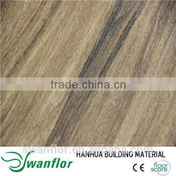 3.0mm Luxury Vinyl Glue Down Reclaimed Wood Plank Vinyl Floor Tile