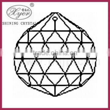 machine cut crystal chandelier ball