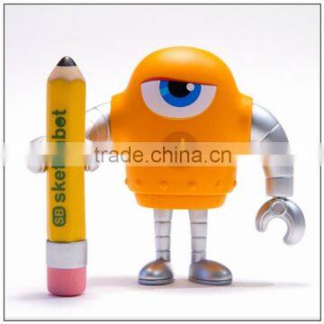 Cute animal plastic advertisement toy customized for promotional show gift