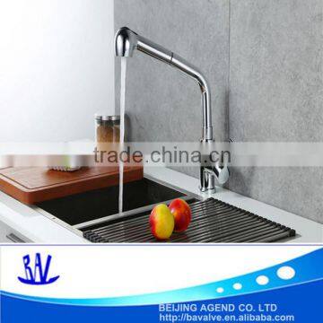 Fashion style one handle nickel finish kitchen faucet