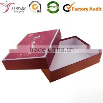 Paper garment box for men women suit gift packaging box for wholesale OEM