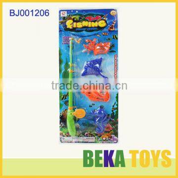 funny kids toy small animal toy fishing game toy fish toys plastic fish toy