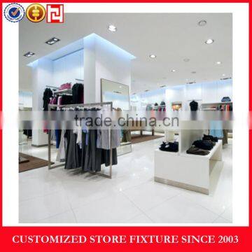 Modern retail store clothes store fixture