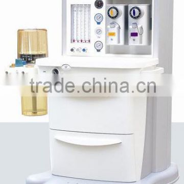 Anethesia machine with oxygen regulator