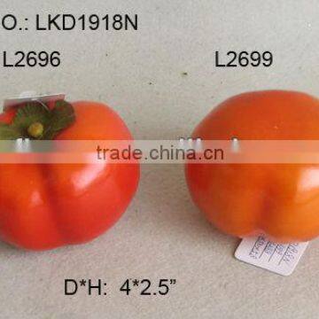 2013Artificial Fake Fruits 4*2.5 Inch Artificial Polyfoam Tomato House Decoration