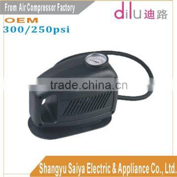 mini Car air compressor,300/250PSI air pump, air inflator,16mm cylinders air compressor