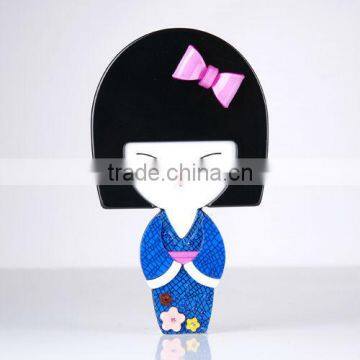 Factory Wholesale Hair Ornament Beautiful Fashion Hair Accessory Headwear Kids Gift Fashion Japan Lady Cosmetic Mirror