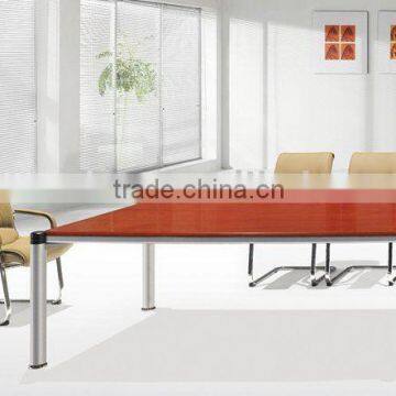 Wooden conference table