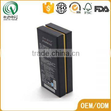 Pantone Color Printing Black Eco-friendly Champagne Packaging Paper Box Shoulder Paper Box Quality Choice photo-3