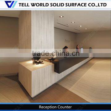 Durable package spa reception counter table, I shape reception desk