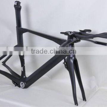 2014 latest T700 full carbon time trial bike frame China