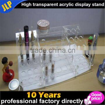 Acrylic simple cosmetics eyebrow pencil display shelf