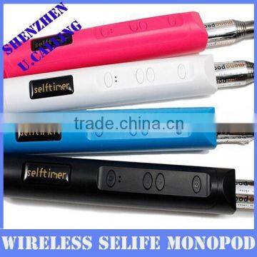 2015 New Arrival Wireless Bluetooth Selfie Stick Monopod With Zoom For IPhone and Android Phone photo-5