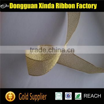 Dongguan Supplier Colorful Decorative Sheer Ribbon Wired