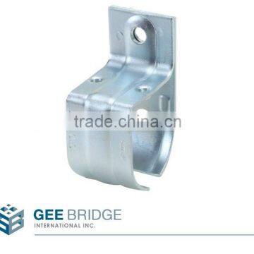 Steel Single Round Rail Brackets w/ Lags