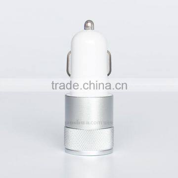 USB car charger dual usb 2.4a for tablet and smart phone cellphone