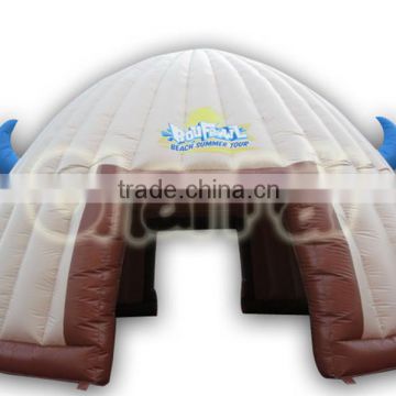 outdoor air dome tent, inflatable bull dome