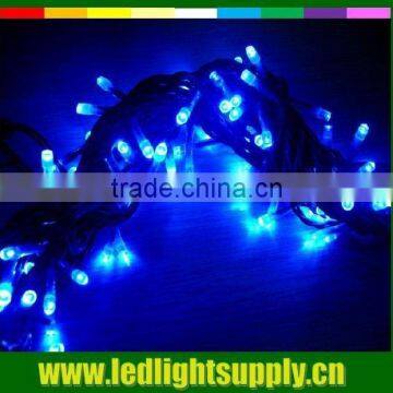 blue micro led wire string lights