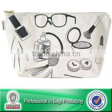 Fashion Color Cosmetic Bag in Canvas Material Quality Choice photo-5