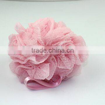 Color Shower Puff Mesh Sponge With Handle,color Change Sponge photo-3