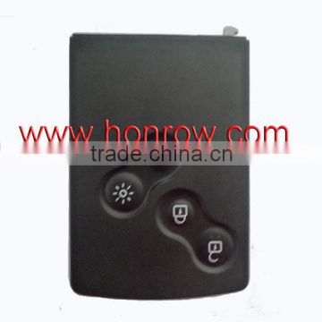 High-quality Renault 4 button Remote key used for after 2009 year car without key blade 7952 chip