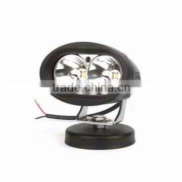 Oval Forklift Parts 20w LED Work Light 10-60VDC Waterproof Safe Warning Light Led Pod Spot/flood Beam photo-2