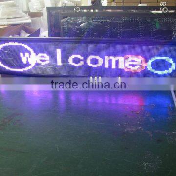 bus led display signs for Multi-languages, 32x192 Outdoor remote controller bus led moving message display sign