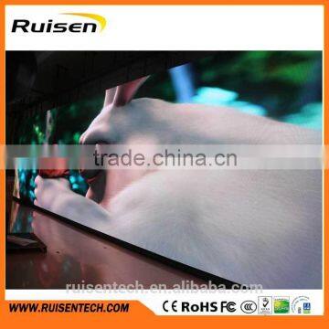 HD Cheap price led signage signs reklam pole led display die-cast indoor rotating visual Flexible video-screen church led wall