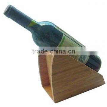 Bamboo wine bottle holder