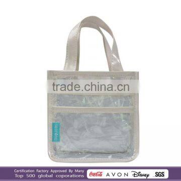 Transparent PVC tote bag