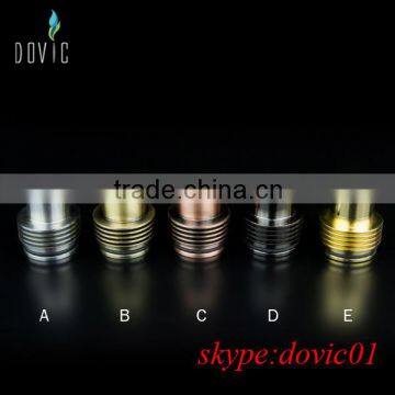 Plated color chuff enuff drip tip in plastic