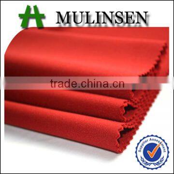 Shaoxing Mulinsen hot sale solid dyed scuba breathable polyester sportswear fabric