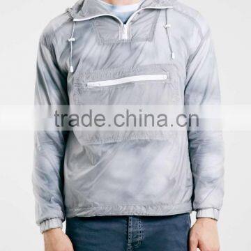 MEN'S GREY PACKAWAY LIGHT SPORTY JACKET