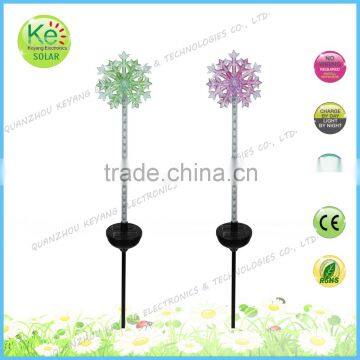 3D snow with motion stake season solar Light