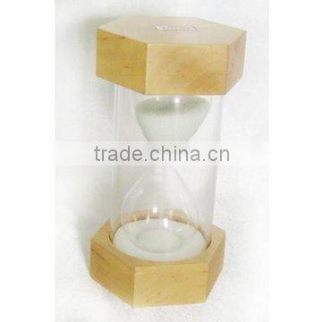 Hexagon plastic sand timer