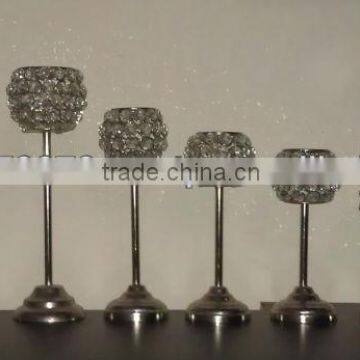 crystal globe candelabra