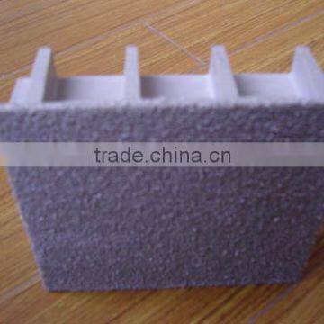 Molded FRP grating with 3mm solid gritted top