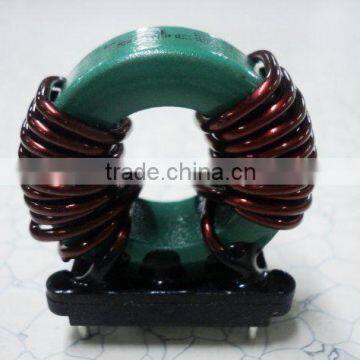 vertical mounted Toroidal common mode choke coils