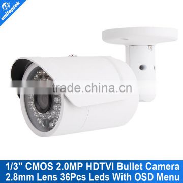 HDTVI Bullet Camera 1080P IR Bullet Weatherproof IP66 Security CCTV Cameras 30m IR Range With IR CUT