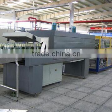 automatic drinking water shrink wrapping machine/new Full automatic PE film shrinking wrapping machine