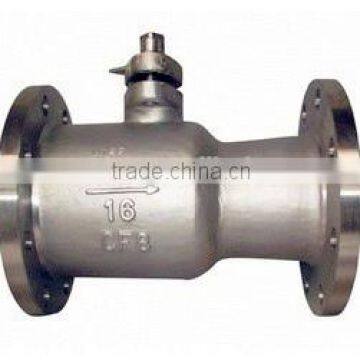 China Manufacturer High temperature stainless steel ball valve with flanged ends