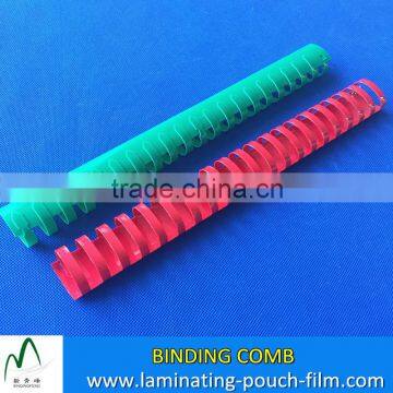 Book Binding 6mm to 51 mm Plastic Comb 19/21 ring PVC Plastic Binding Comb