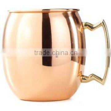 MOSCOW MULE MUGS for GINGER BEER Russian Standards HAMMERED COPPER MULE MUGS From India photo-2