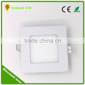 alibaba hot selling high quality 2835 smd 3w 4w 6w 9w 12w 15w 18w ultrathin dimmable led panel light 4w for hotel rooms