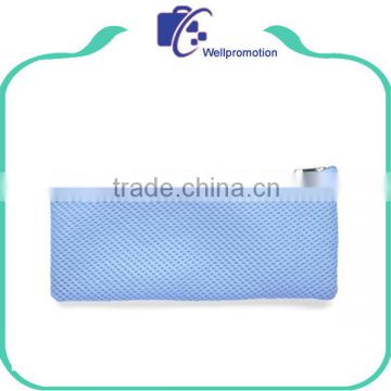 Promotional custom logo sandwich mesh pencil case