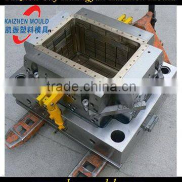 Plastic injection crate mould with LKM standard mould base