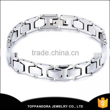 Fashion Jewelry Brushed 316L Stainless Steel Custom Bracelet