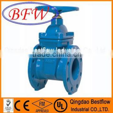 ductile iron gate valve flange type