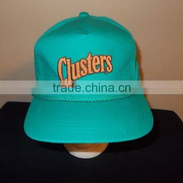 wholesale yupoong 5 panel blank nylon rope snapback